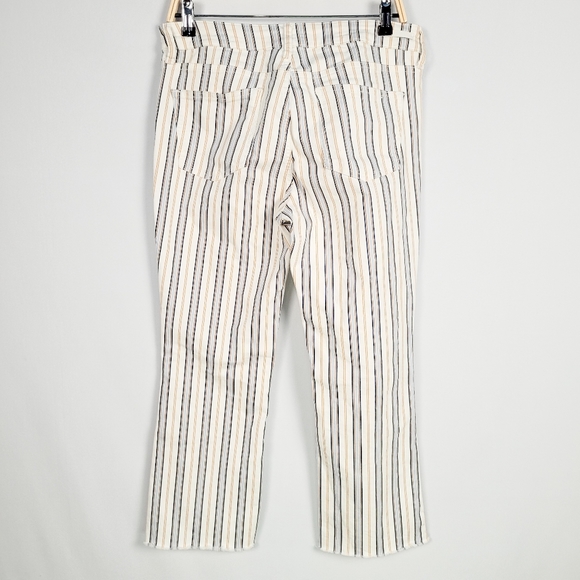 Anthro Pilcro Striped High-Rise Bootcut Jeans - Picture 4 of 7